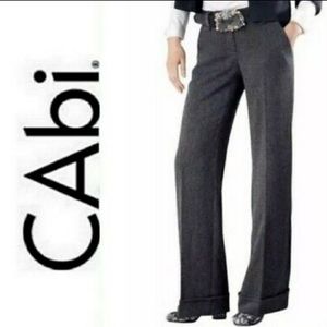 CAbi #650 Herringbone  Wide Leg Trousers